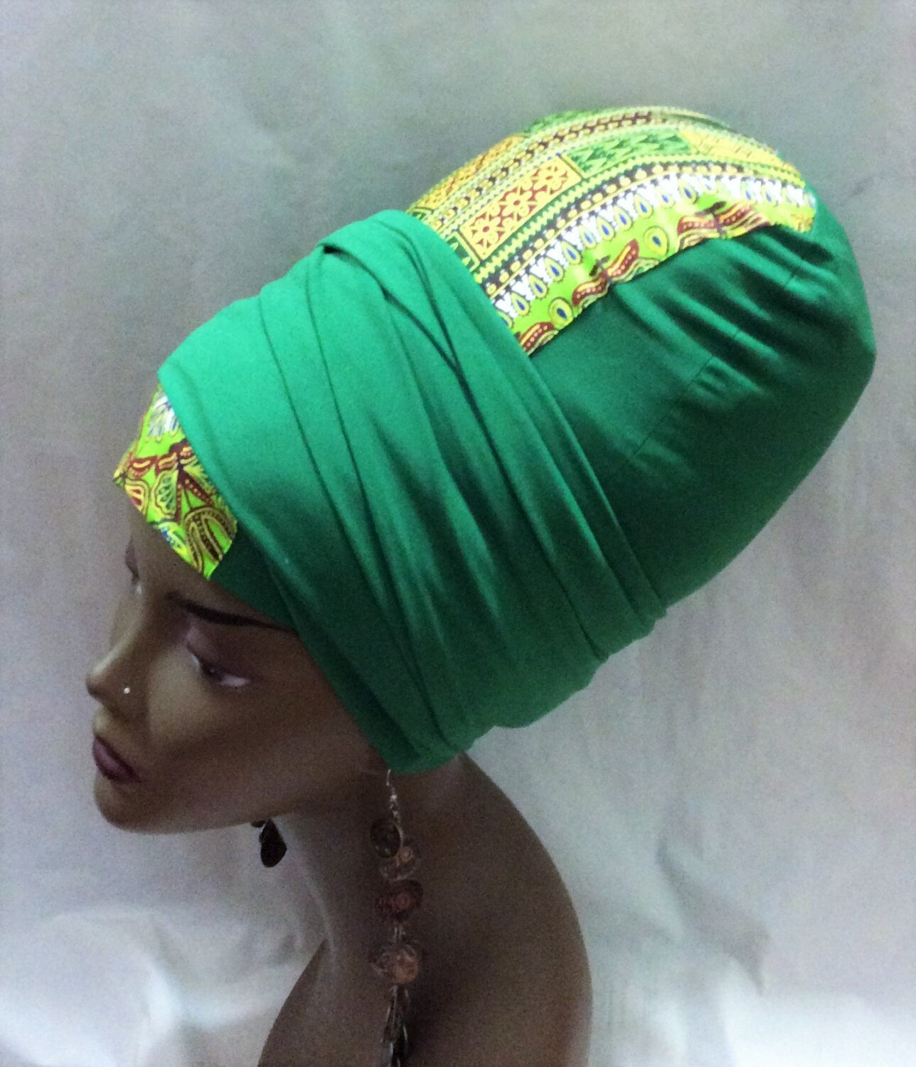 Green Dashiki EZ Wrap