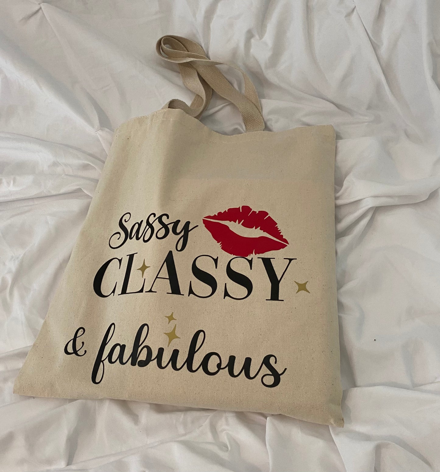 Sassy Canvas Tote Bag