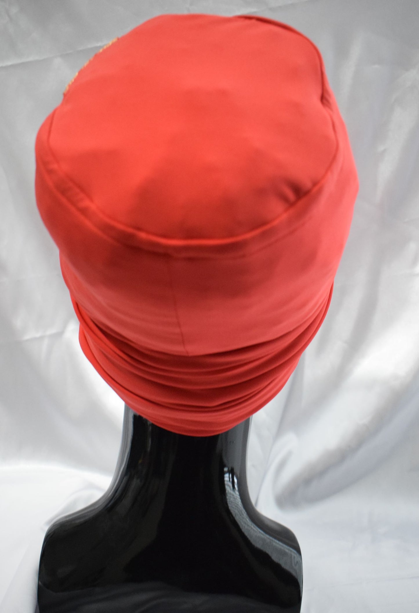 Red & Gold Tam Wrap