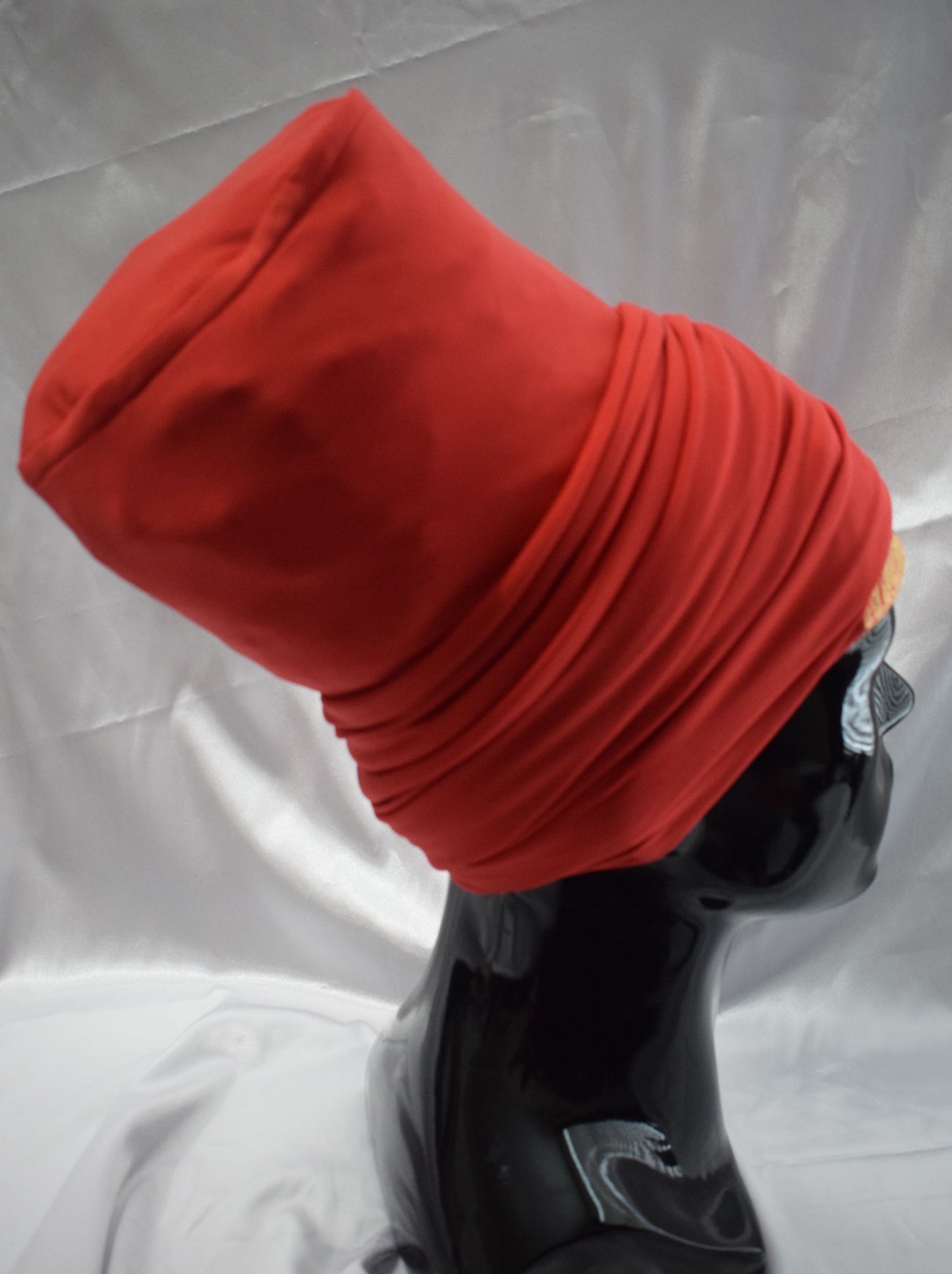 Red & Gold Tam Wrap