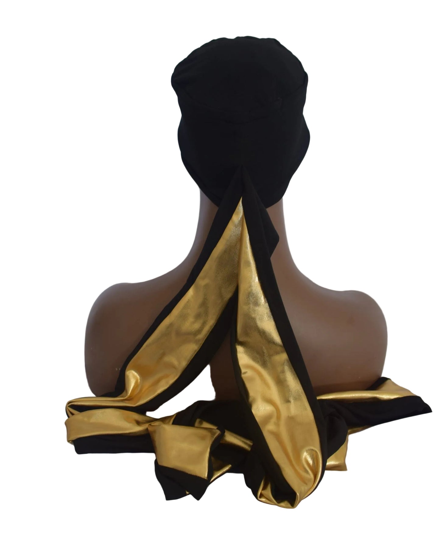 EZ PZ Turban™-Black n Gold