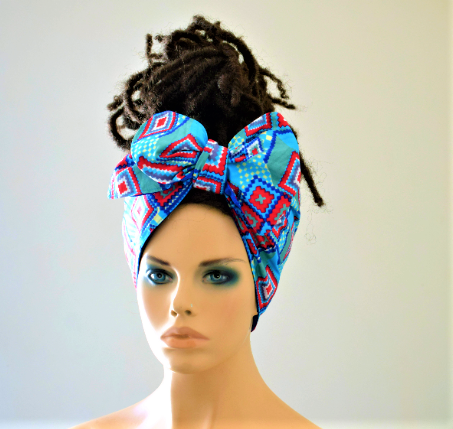 Red n Blue Queen Bandanna