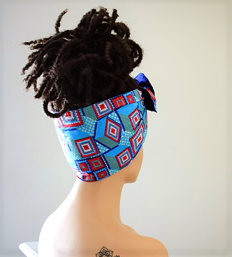 Red n Blue Queen Bandanna