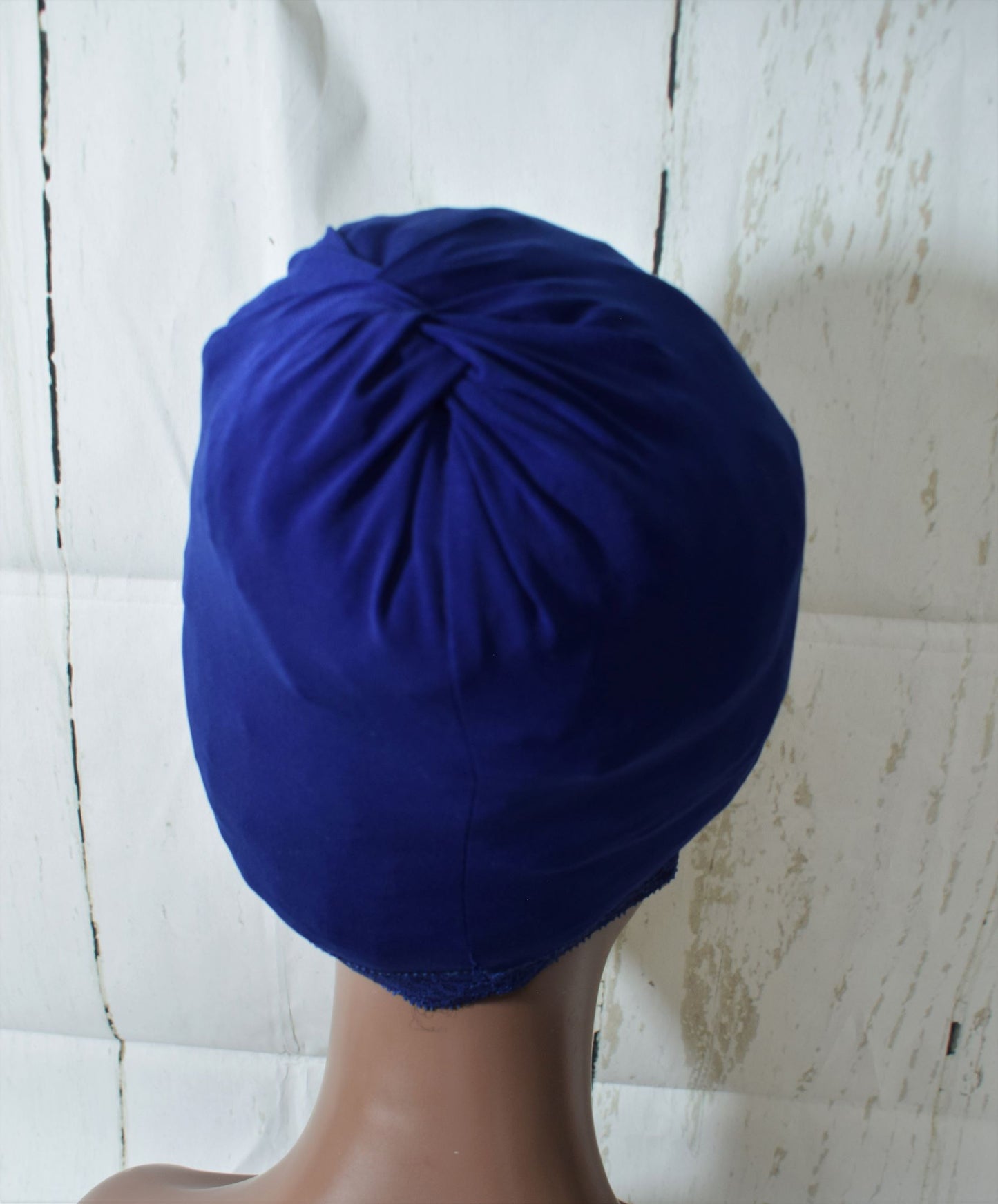 Royal Blue Lace Trim Under Wrap