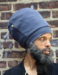 Gray Turbo Stretch Hat