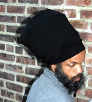 Black Turbo Stretch Hat