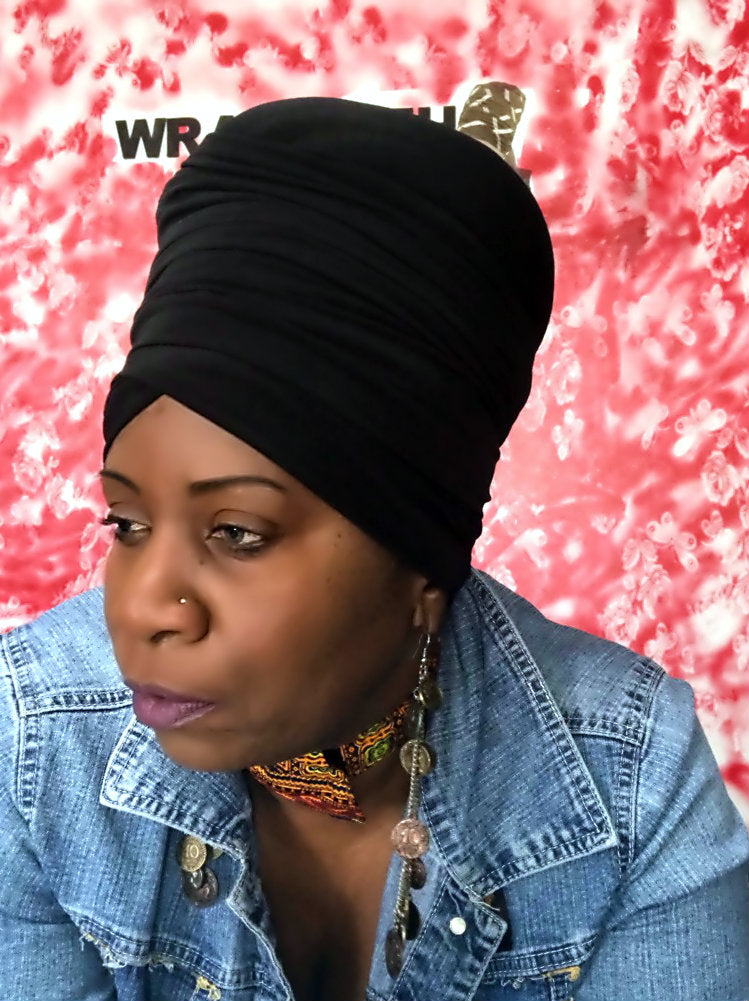 Black Tubular Head-Wrap