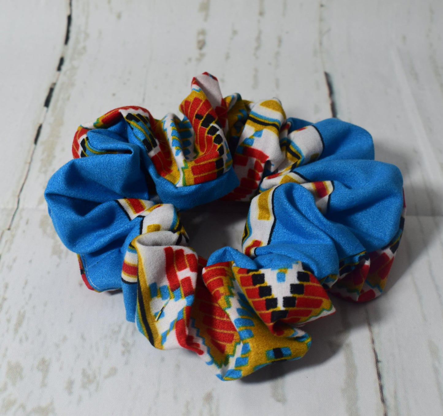 Blues Oversized Scrunchie