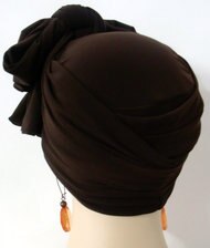 Women Brown EZ PZ Turban Wrap