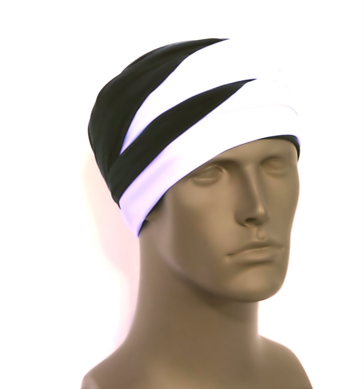 Brown & White EZ PZ Turban Wrap