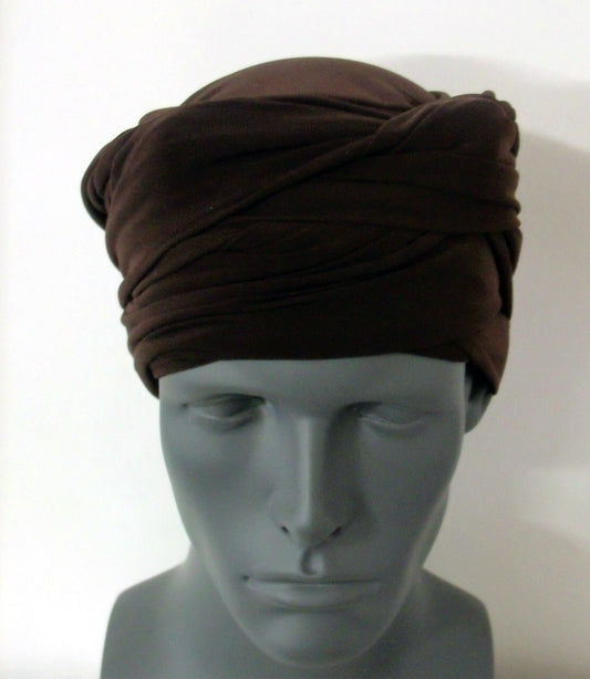 Brown EZ PZ Turban Wrap
