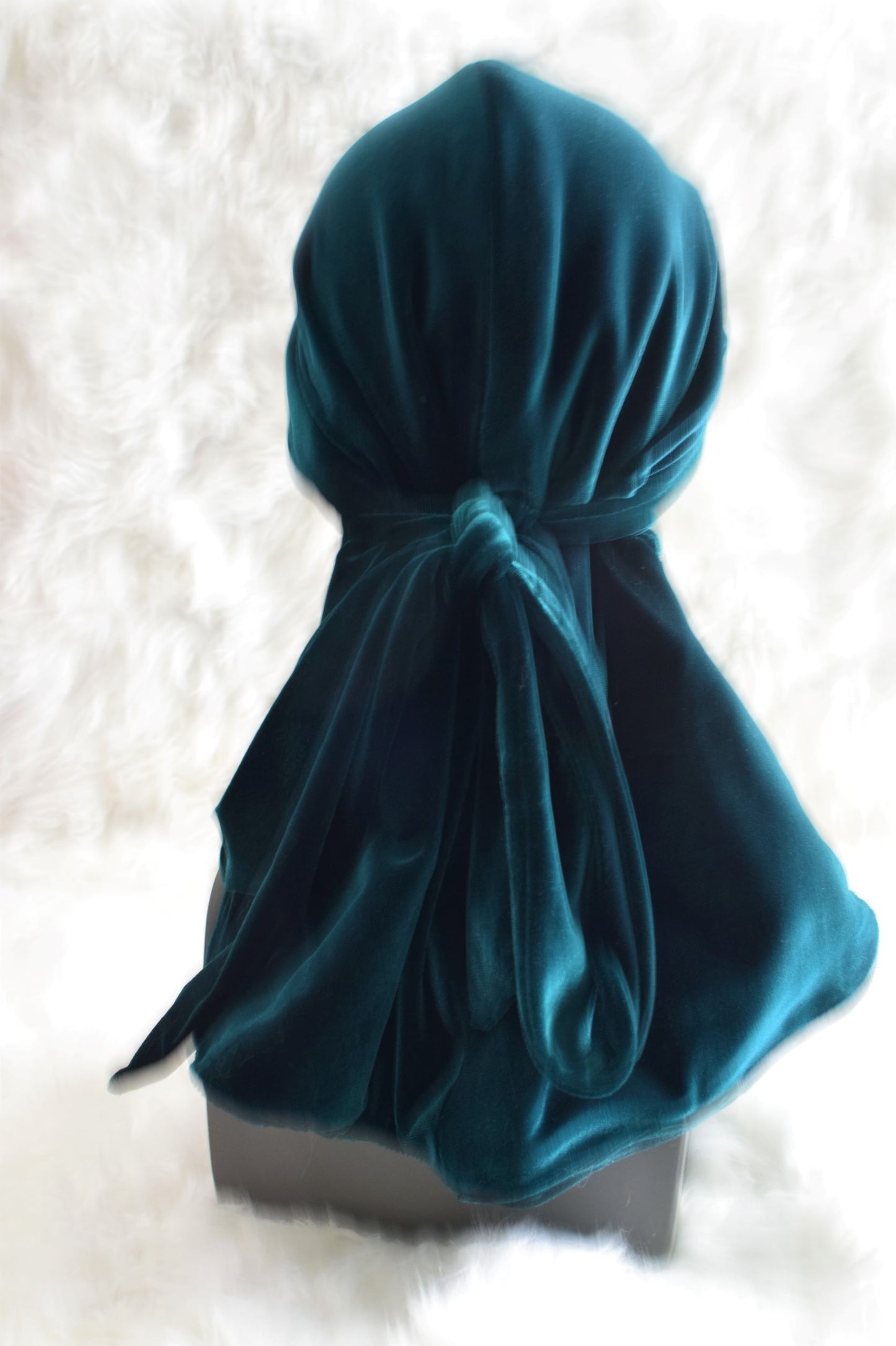 Hunter Green Velvet Durag