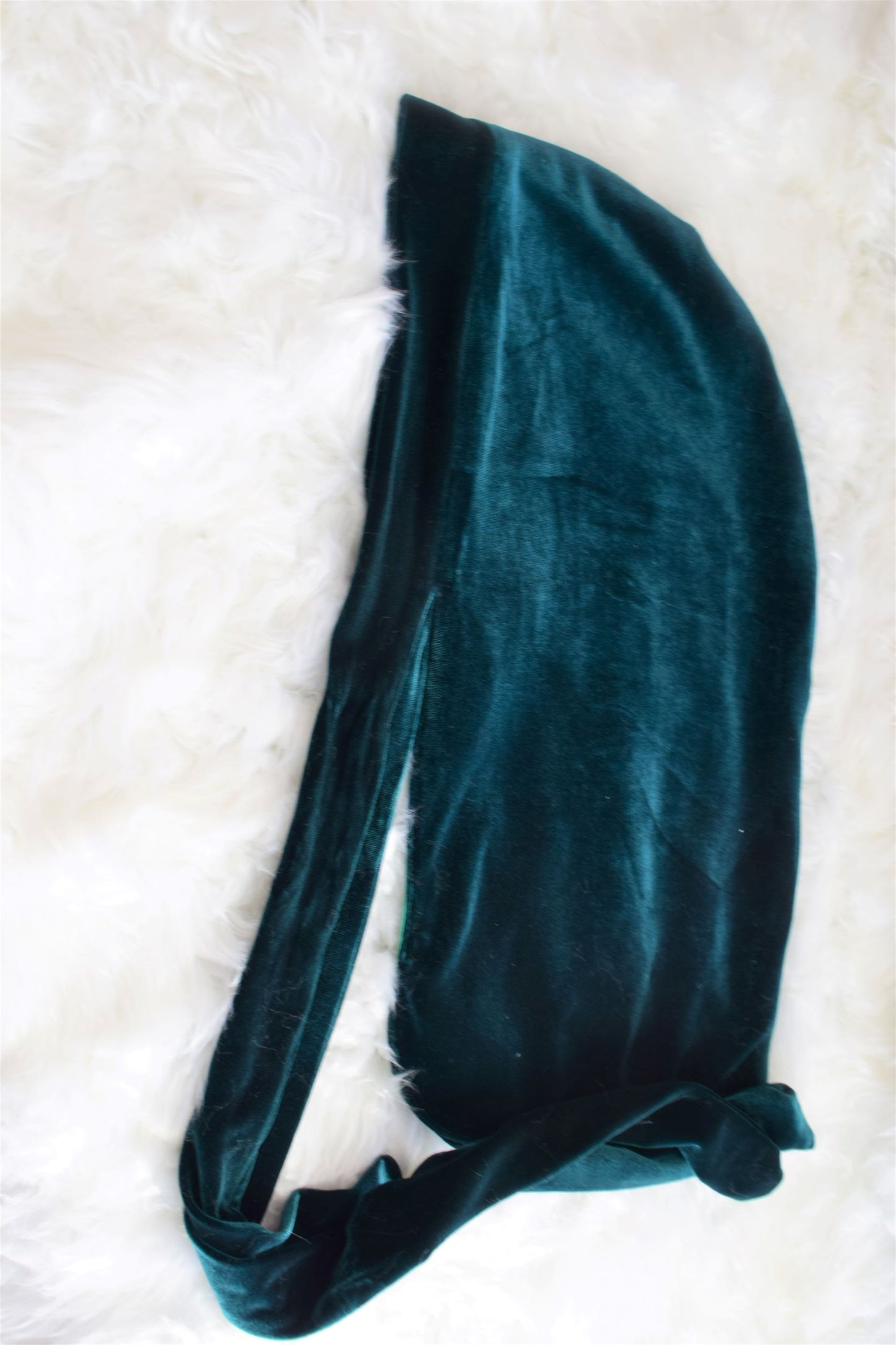 Hunter Green Velvet Durag