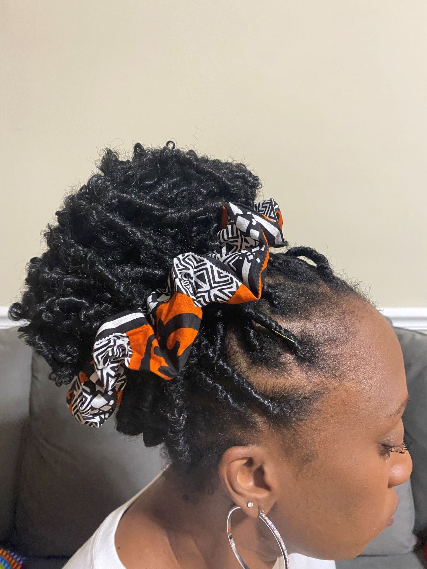 Gye Nyame Oversized Scrunchie