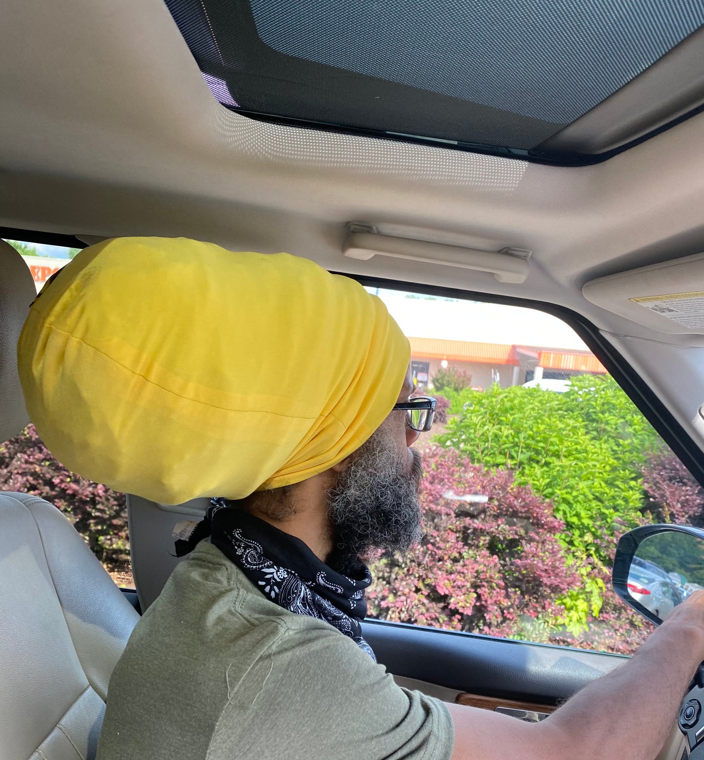 Yellow Ises Cannabis Stretch Hat
