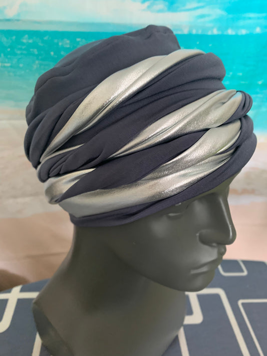 The King Gray n Silver EZ PZ Turban