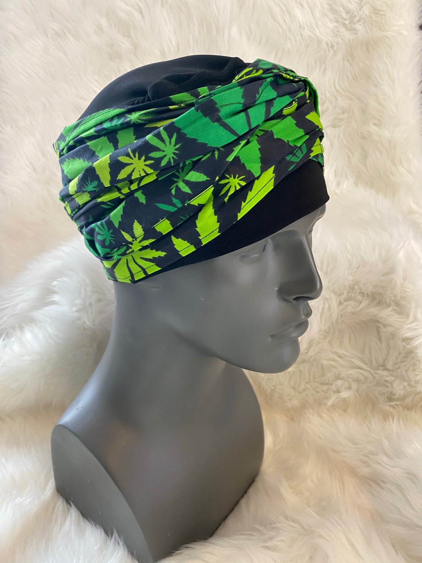 Go Green Cannabis EZ PZ Turban Wrap