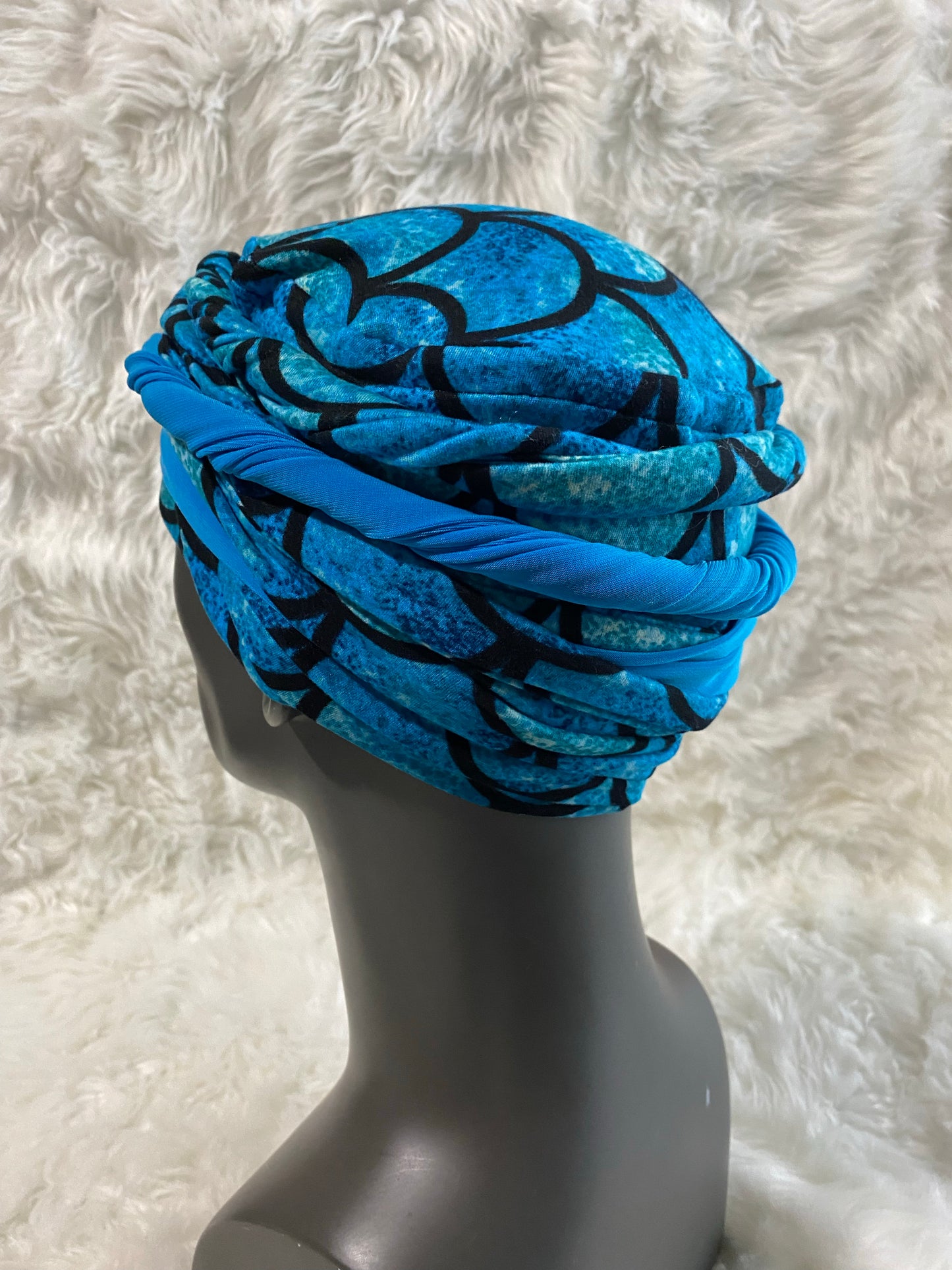 Boy Blue EZ PZ Turban Wrap