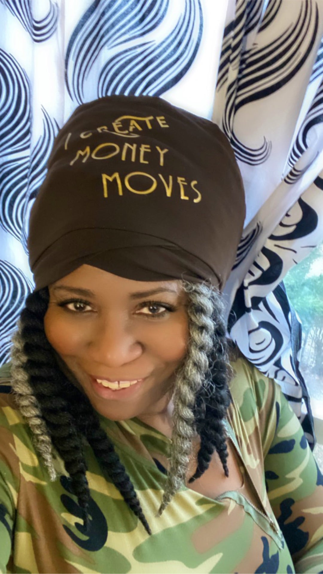 I Create Money Moves Stretch Hat