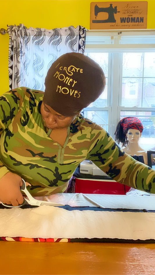 I  Create  Money Moves Stretch Hat