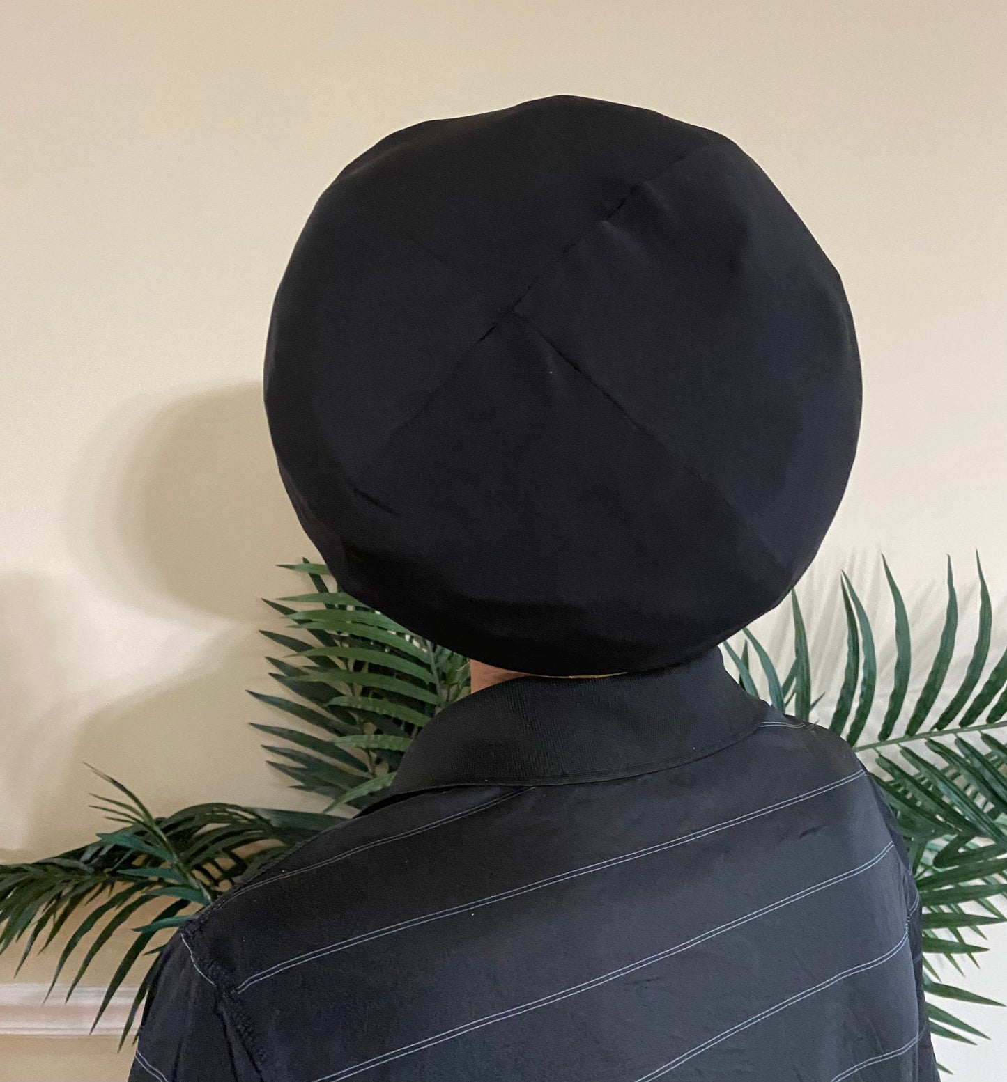 Black & Gold Hero  Stretch Hat