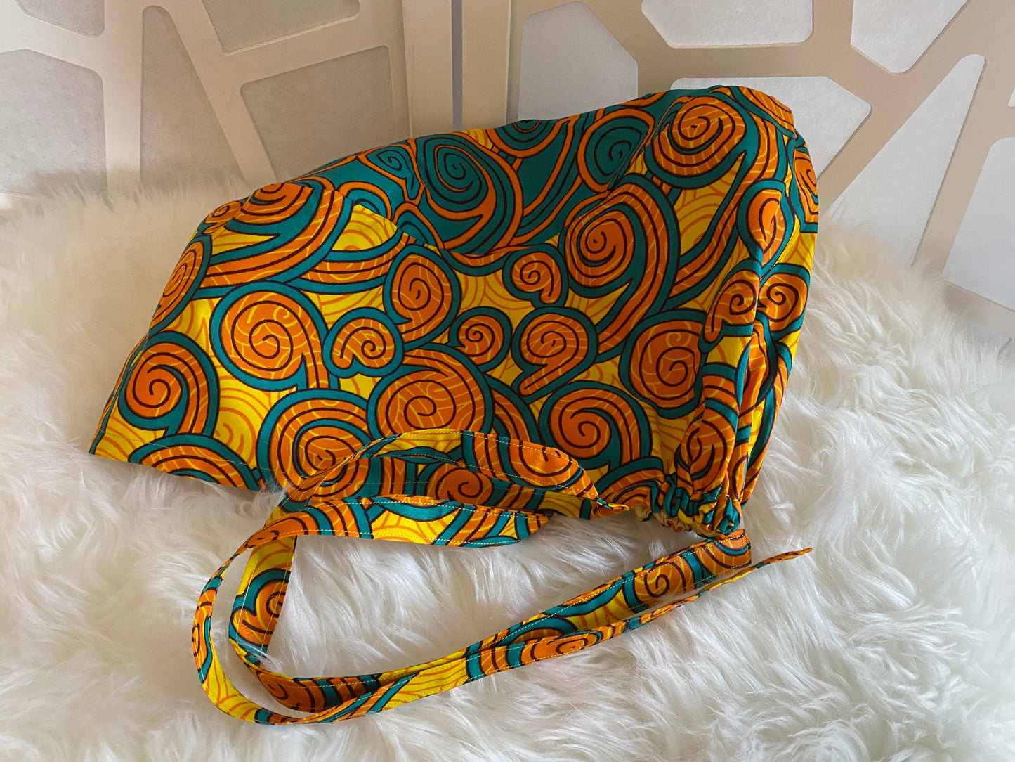 Sunshine Satin Lined Ponytail Scrub Hat