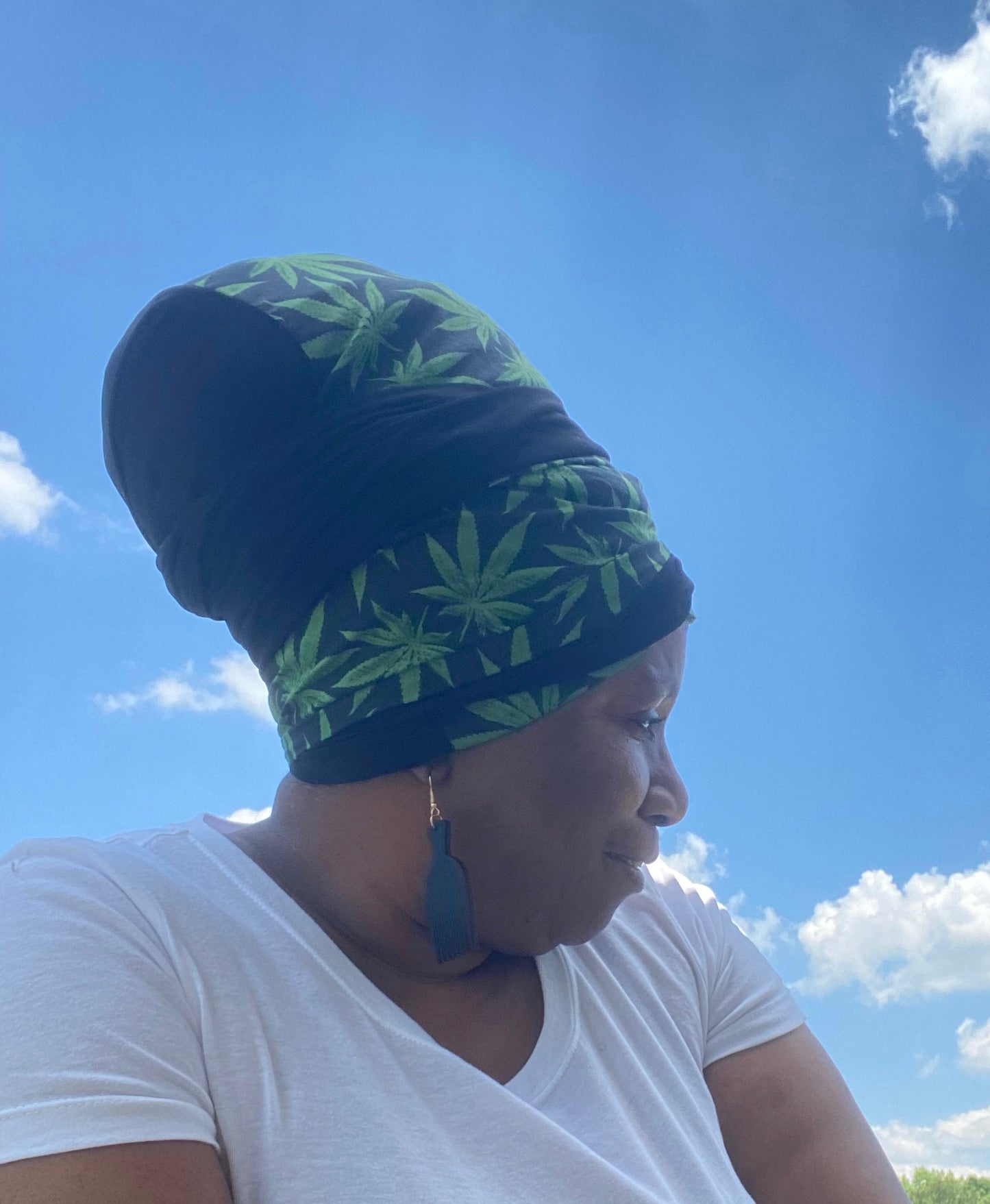 Cannabis Tubular Head-Wrap