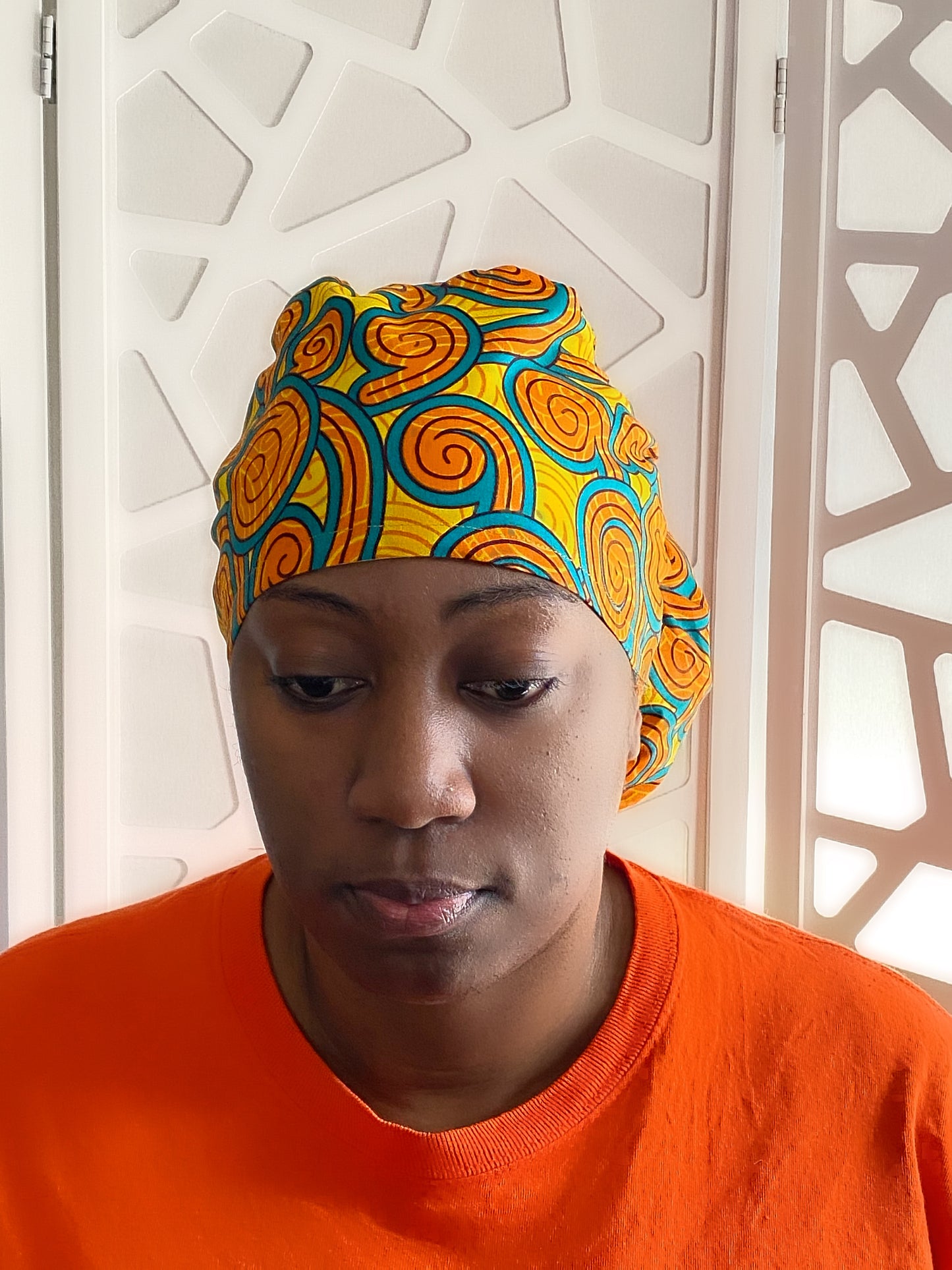 Sunshine Satin Lined Ponytail Scrub Hat