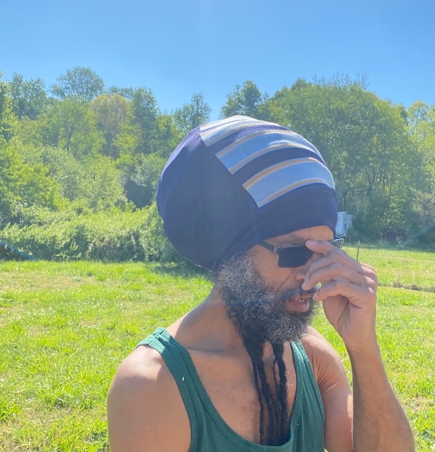 Double Stripe Stretch Hat