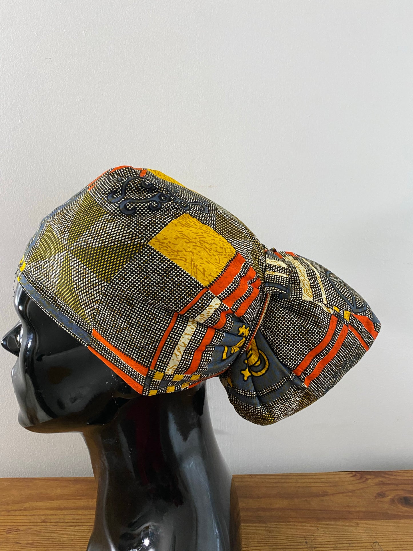 Sunrise Satin Lined Ponytail Scrub Hat