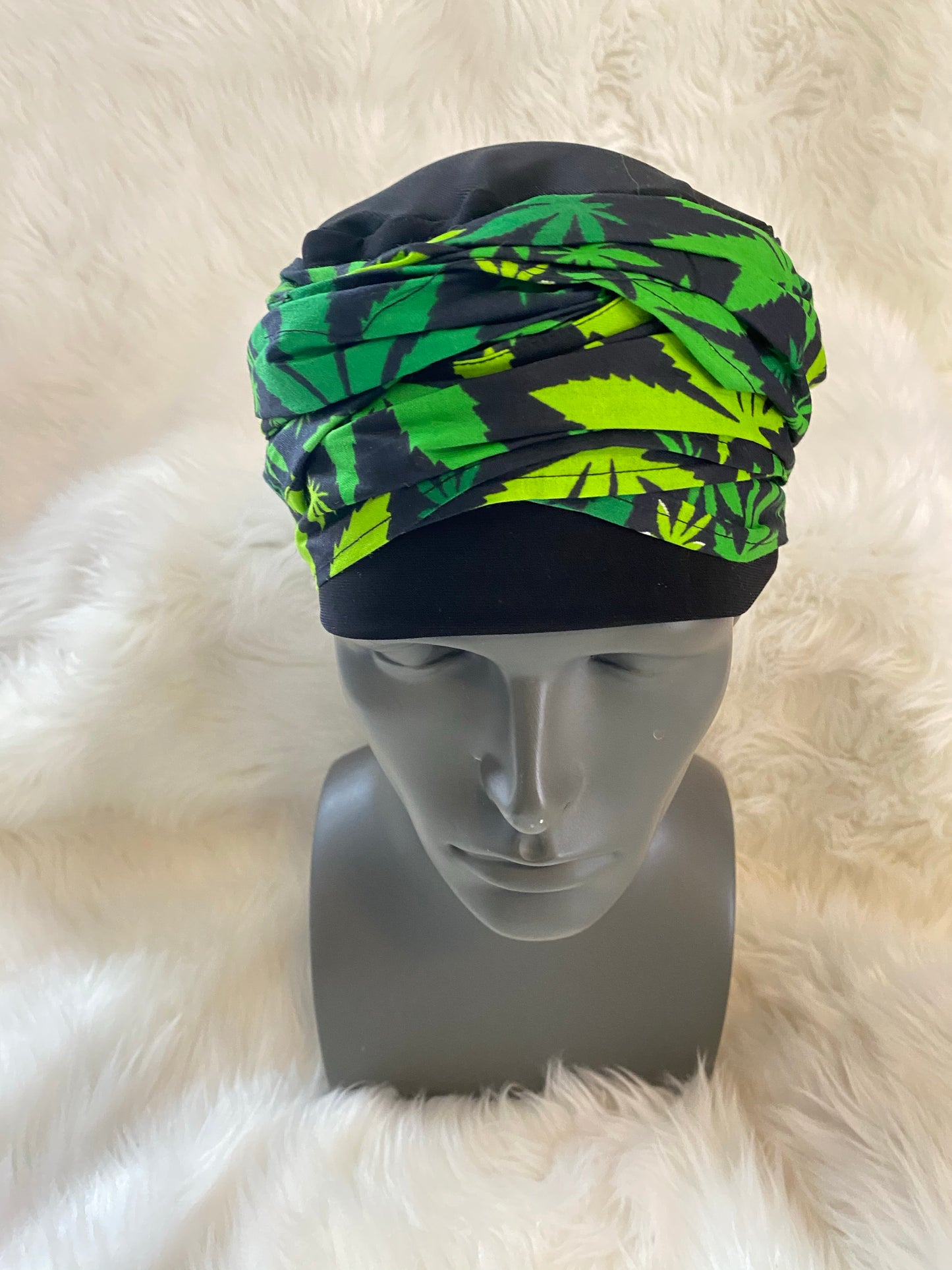 Go Green Cannabis EZ PZ Turban Wrap