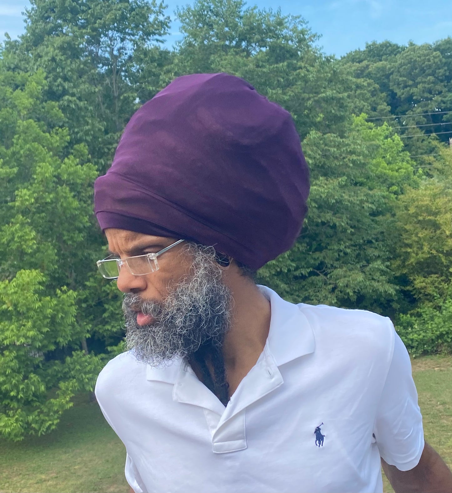 Plum Hair Net