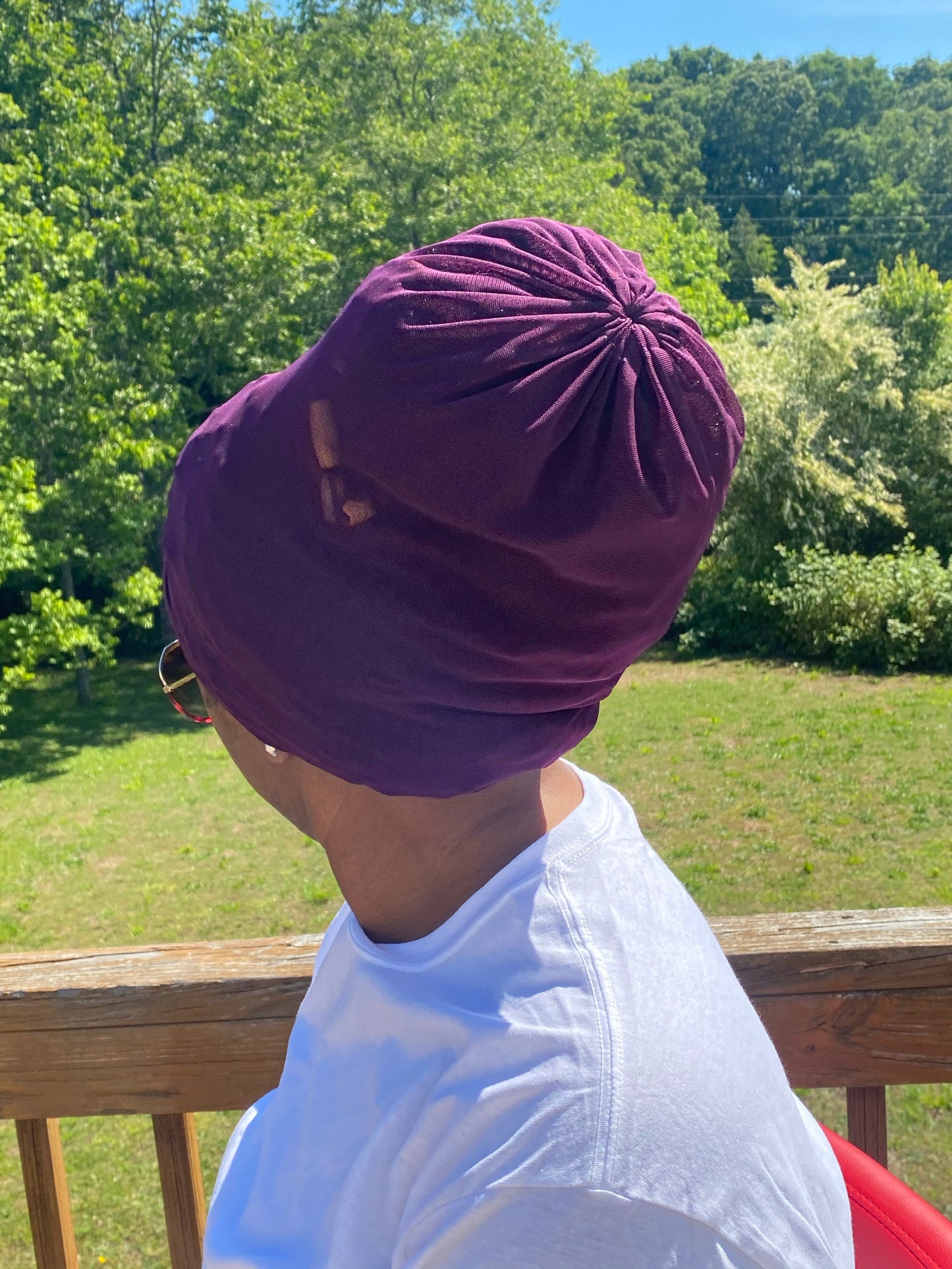 Plum Hair Net