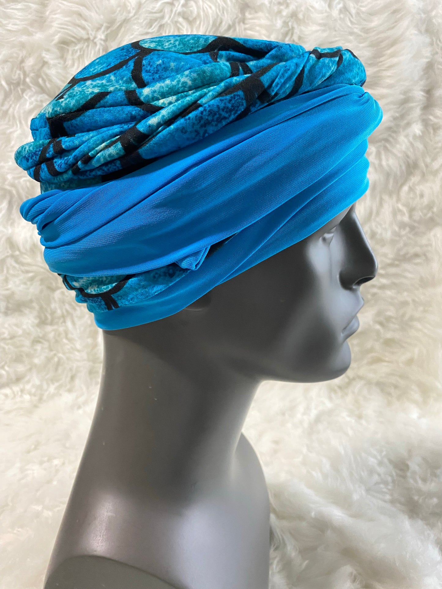 Boy Blue EZ PZ Turban Wrap
