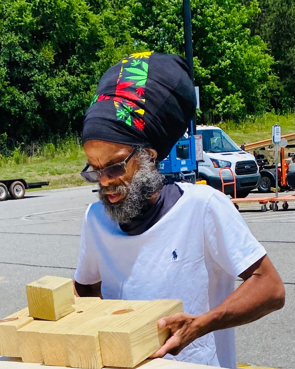 Black Ises Cannabis Stretch Hat