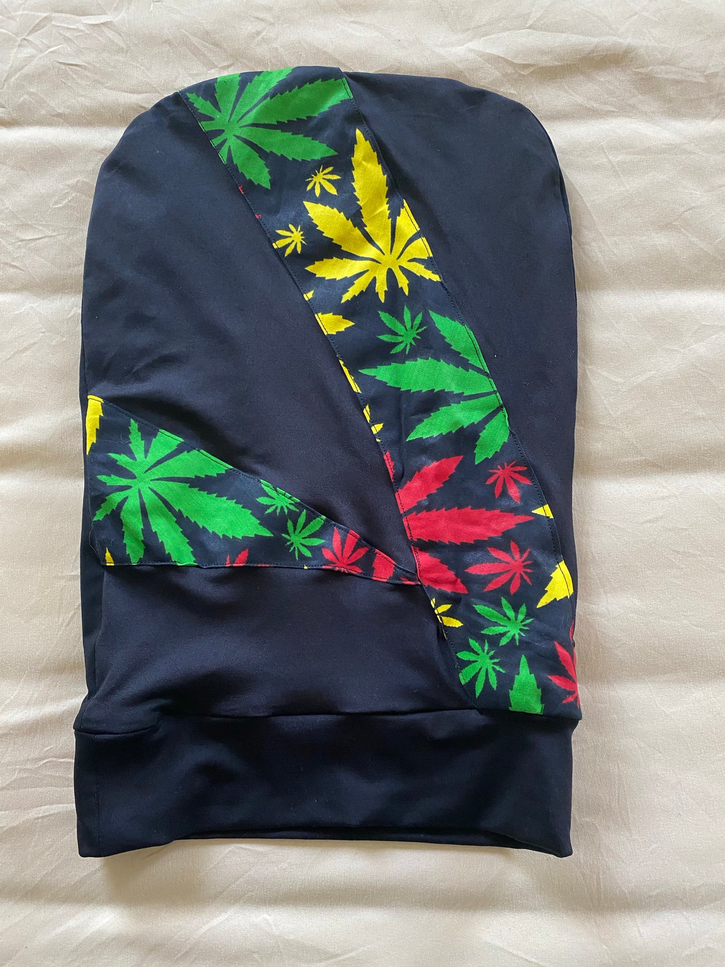 Black Ises Cannabis Stretch Hat