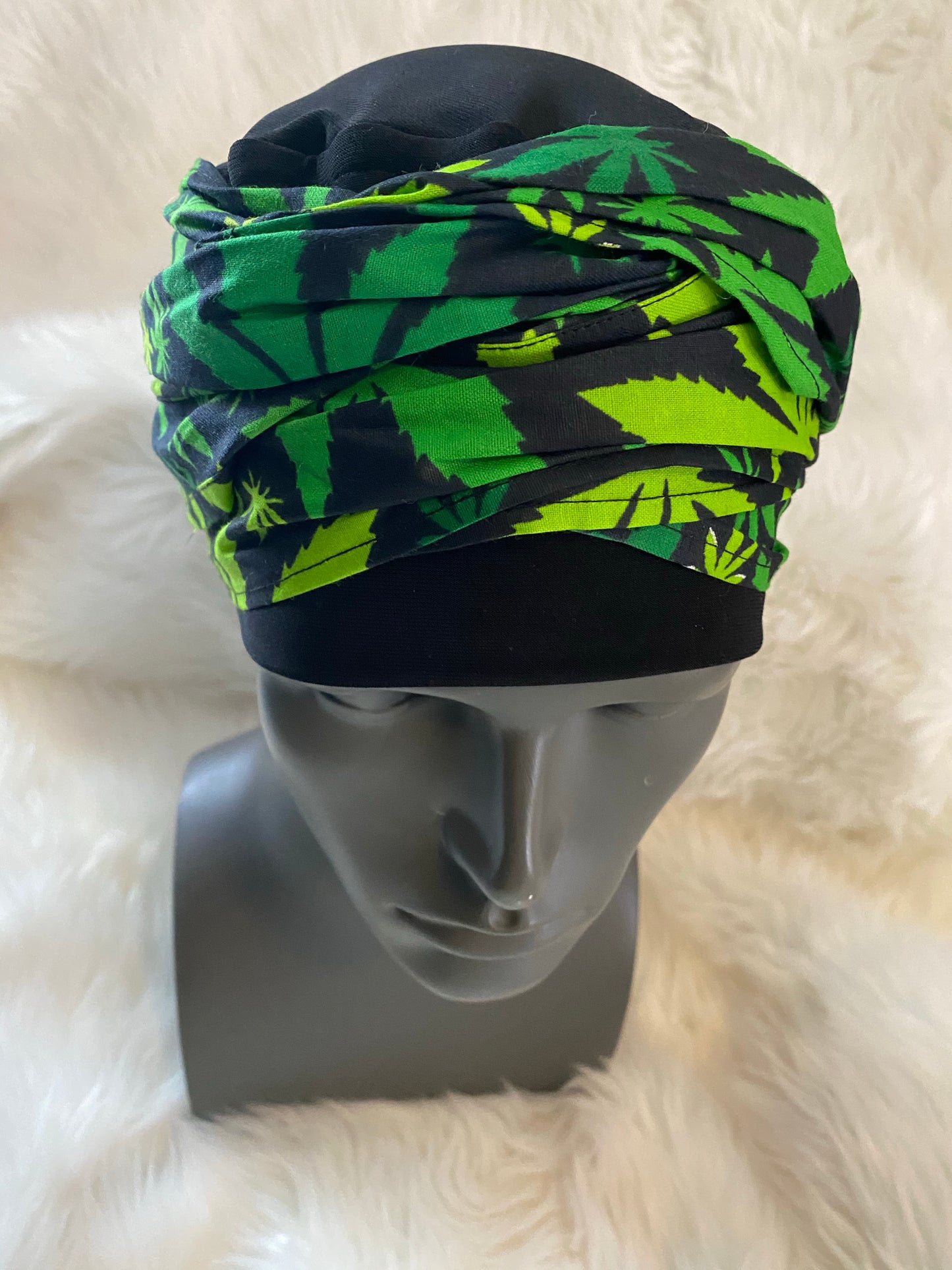 Go Green Cannabis EZ PZ Turban Wrap
