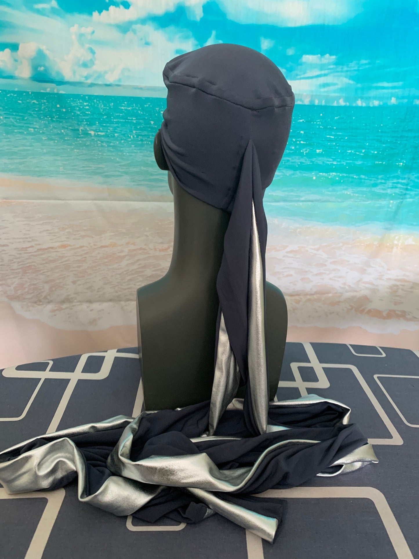 The King Gray n Silver EZ PZ Turban