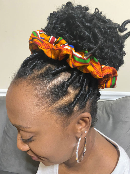 Kente Oversized Scrunchie
