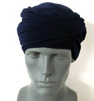 Navy EZ PZ Turban Wrap