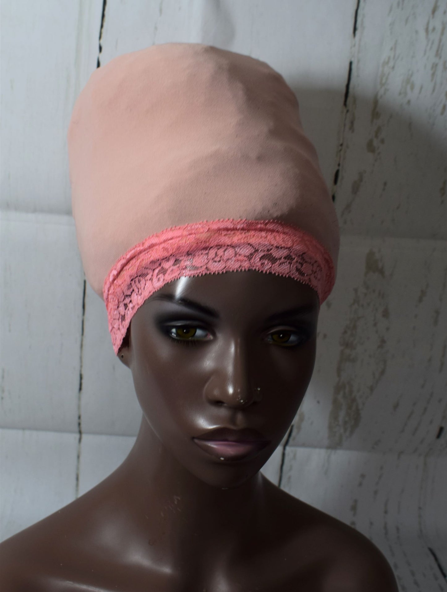 Peach Lace Trim Under Wrap