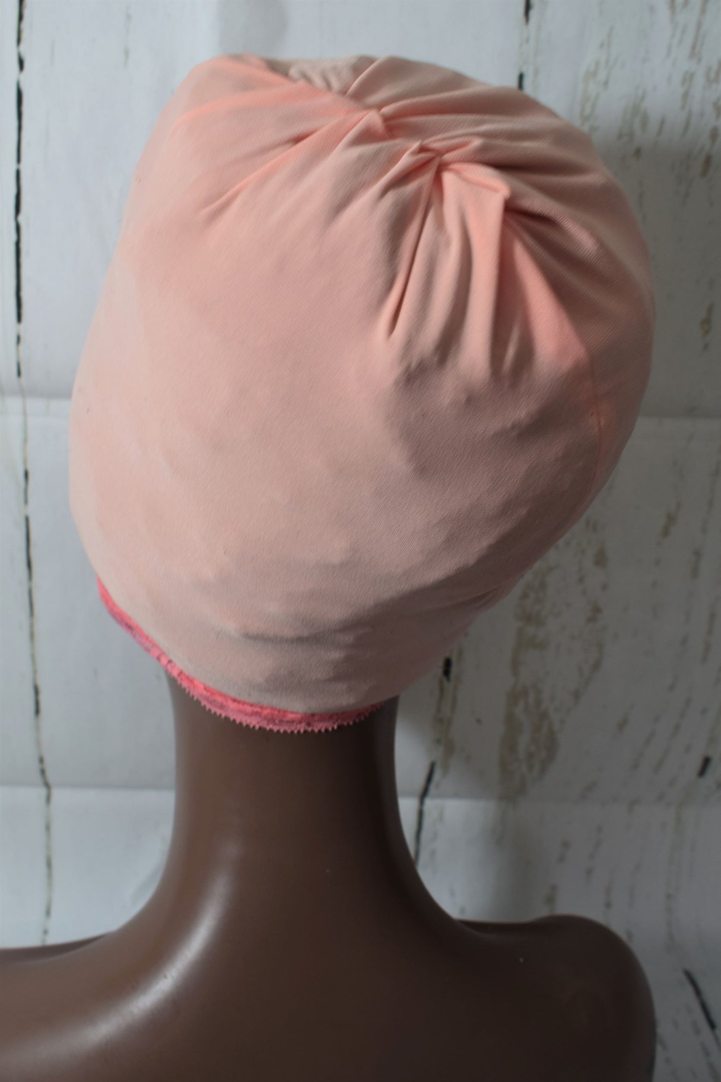 Peach Lace Trim Under Wrap