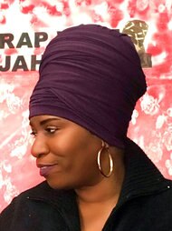 Plum Tubular Head-Wrap