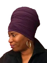 Volume Loc Wrap (Tubular Headwrap)-Plum