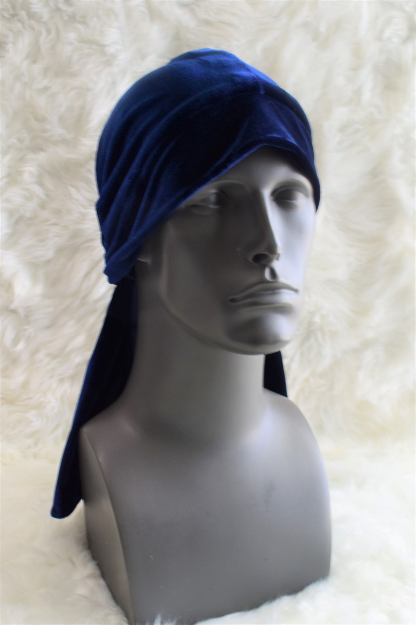 Royal Blue Velvet Durag
