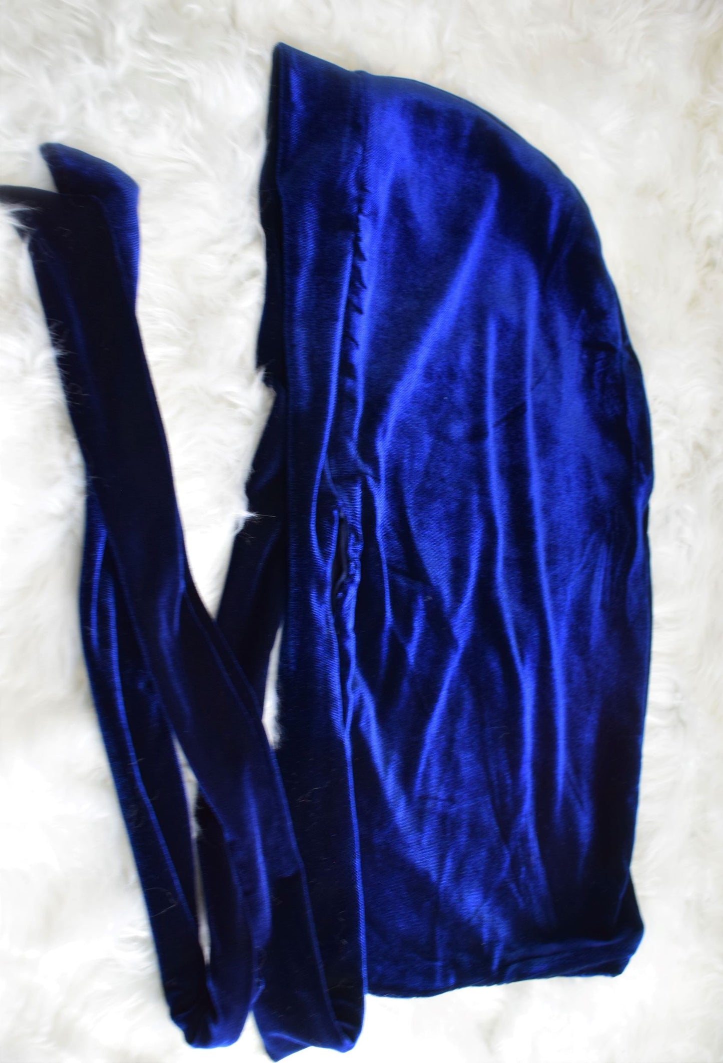 Royal Blue Velvet Durag