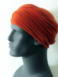 Rust EZ PZ Turban Wrap