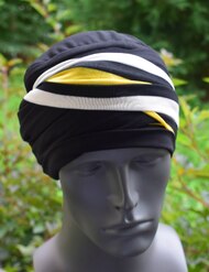 The Stripe EZ PZ Turban Wrap