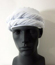 White EZ PZ Turban Wrap