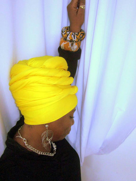 Yaz- Yellow Head-Wrap